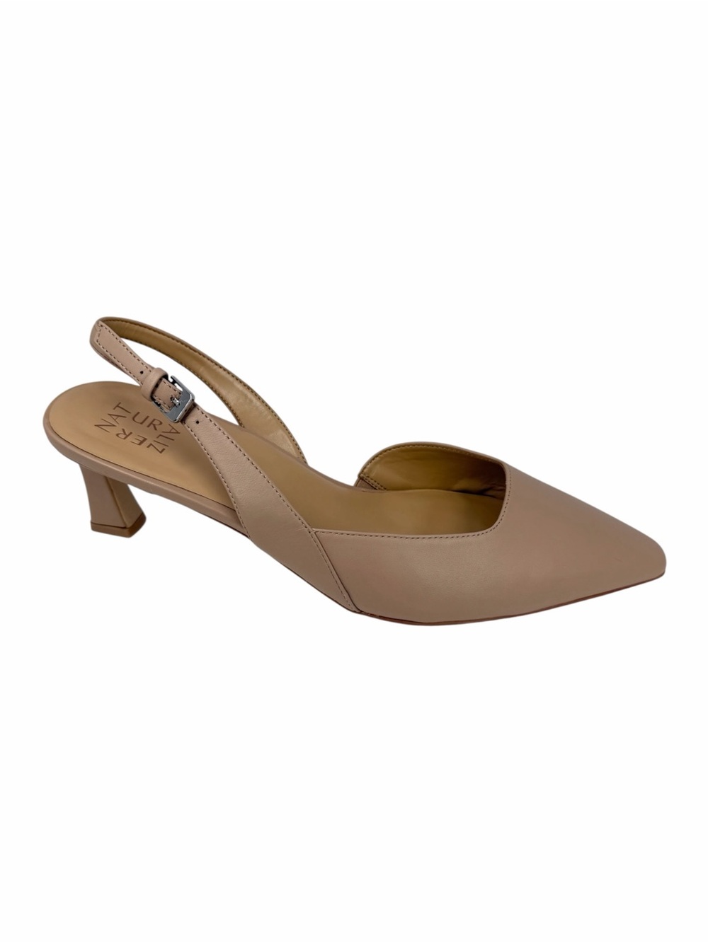 Naturalizer Dalary Slingback Pumps Opal Leather Size 12W